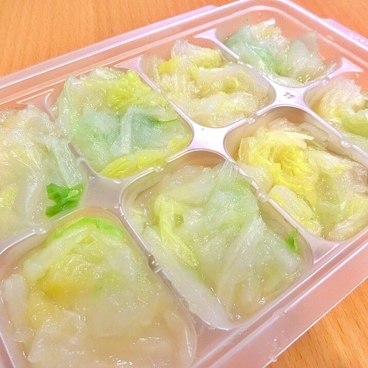 離乳食 中期 白菜のペースト